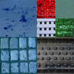 Panel textures for ROOMS 3d desktop wallpaper